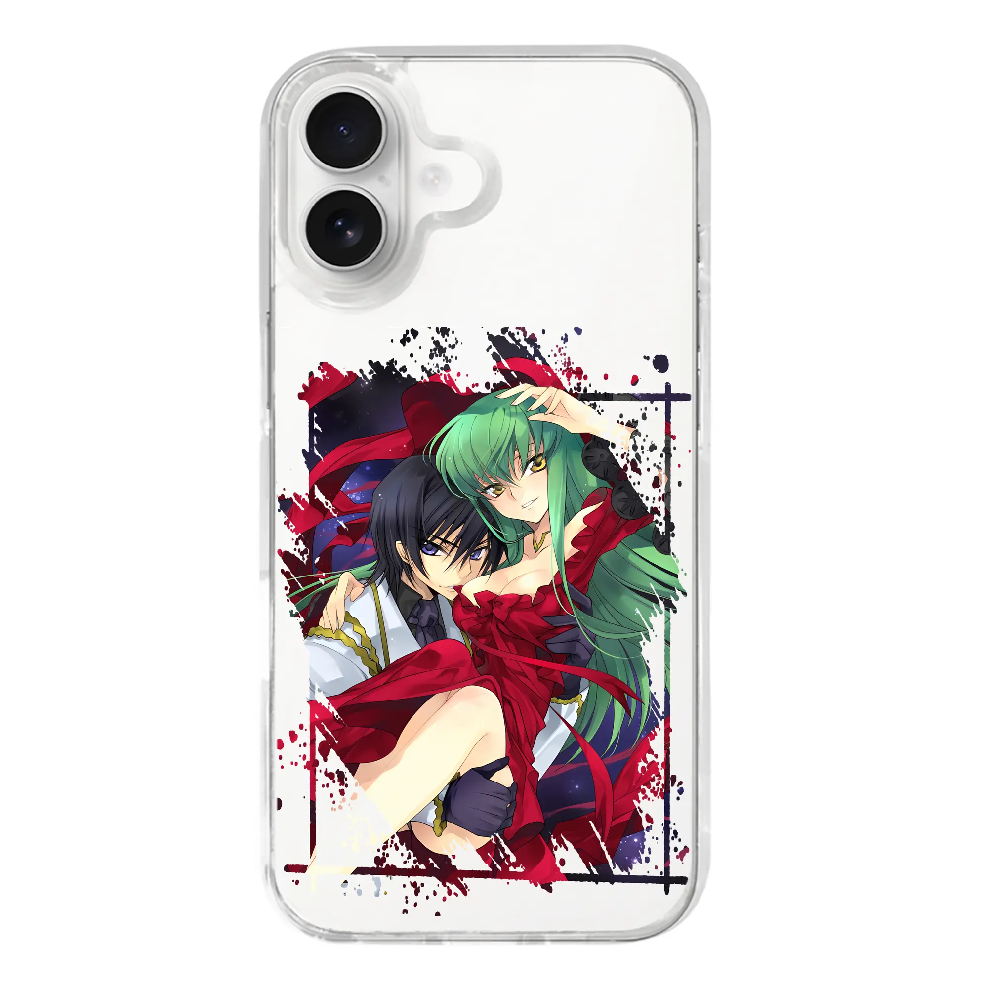 コードギアス 反逆のルルーシュ グッズ シーツー - iPhone 17シリーズ 透明スマホケース – 薄型・耐衝撃・精密フィット保護カバー